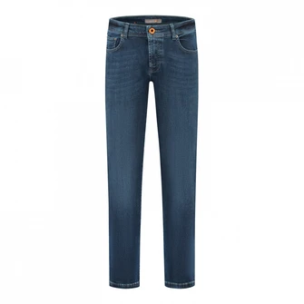 NORTH84 Heren Broek 84301000 Stone washed denim