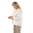 Nukus Dames blouse met allover broidery Off-white