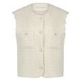 Nukus Dames chanel gilet Off-white