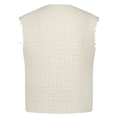 Nukus Dames chanel gilet Off-white