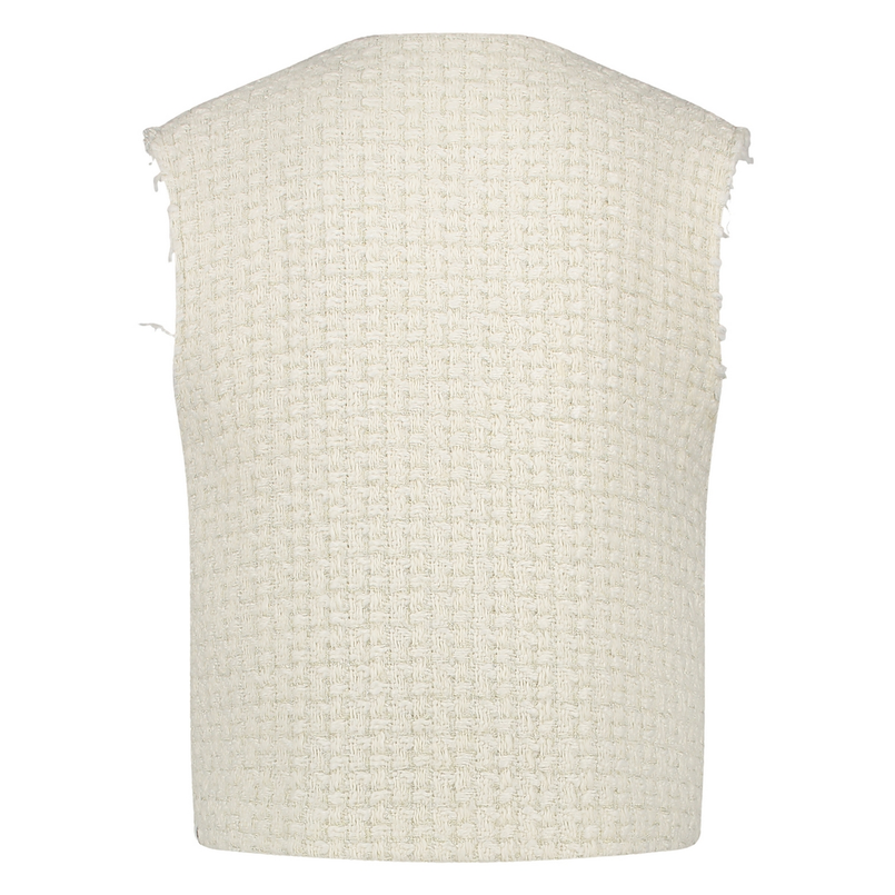 Nukus Dames chanel gilet Off-white