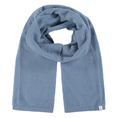 Nukus Dames fluffy shawl Bleu