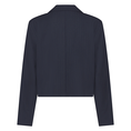 Nukus Dames pinstripe korte blazer Navy