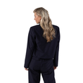 Nukus Dames pinstripe korte blazer Navy