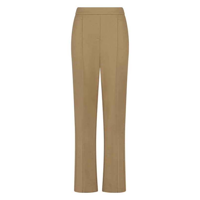 Nukus Dames wide leg broek Camel