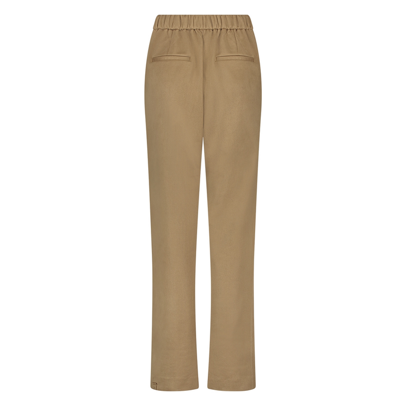 Nukus Dames wide leg broek Camel