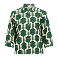 Object Dames Blouse 23045844 Groen dessin