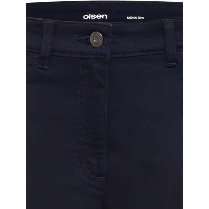 Olsen Dames Broek 14000140 Navy