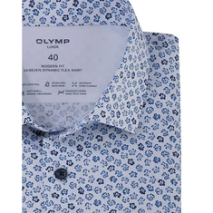 Olymp Heren Overhemd 124854 Bleu