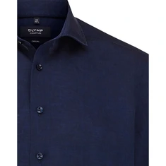 Olymp Heren Overhemd 850354 Blauw mele
