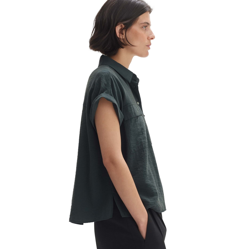 Opus Dames Blouse 10300111503100 Groen