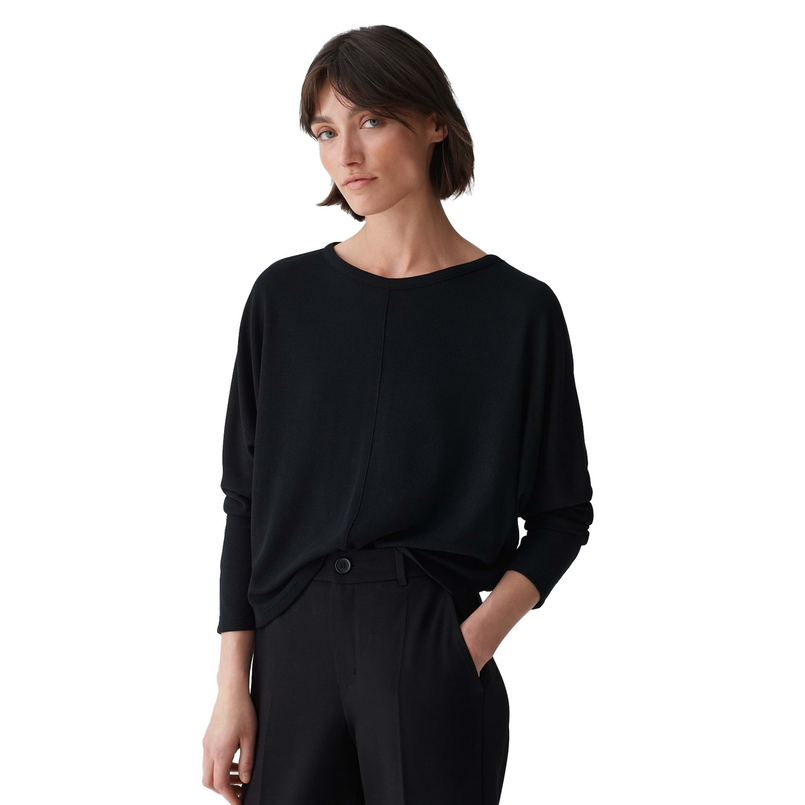 Opus Dames Blouse 10320812515100 Zwart