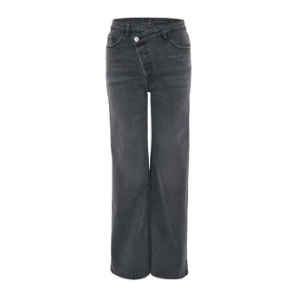 Opus Dames Jeans 10322811800291 Antraciet