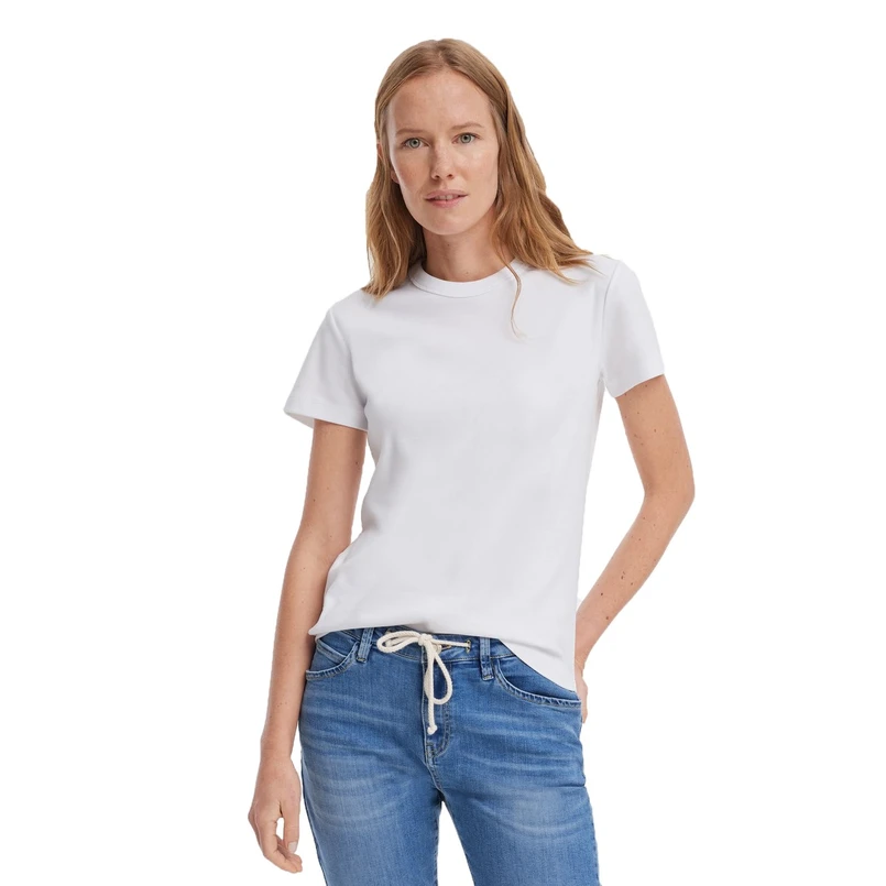 Opus Dames T-shirt 10025410460100 Wit