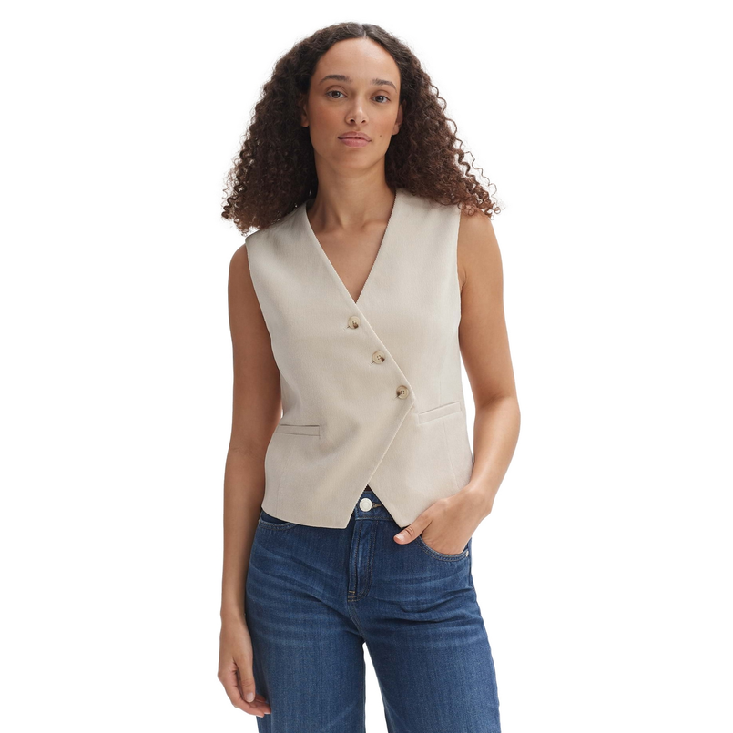 Opus Dames Vest 1030235282275 Beige