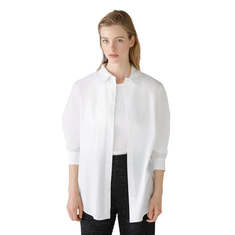 Oui Dames Blouse 0089113 Wit