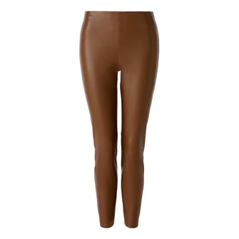 Oui Dames Legging 0080039 Camel