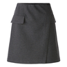 Oui Dames Rok 0088984 Donkergrijs