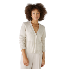 Oui Dames Vest 0088842 Beige