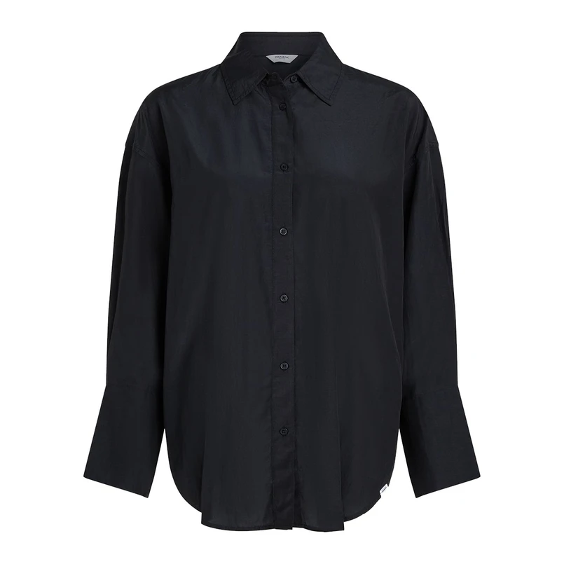 Penn & Ink dames blouse Zwart