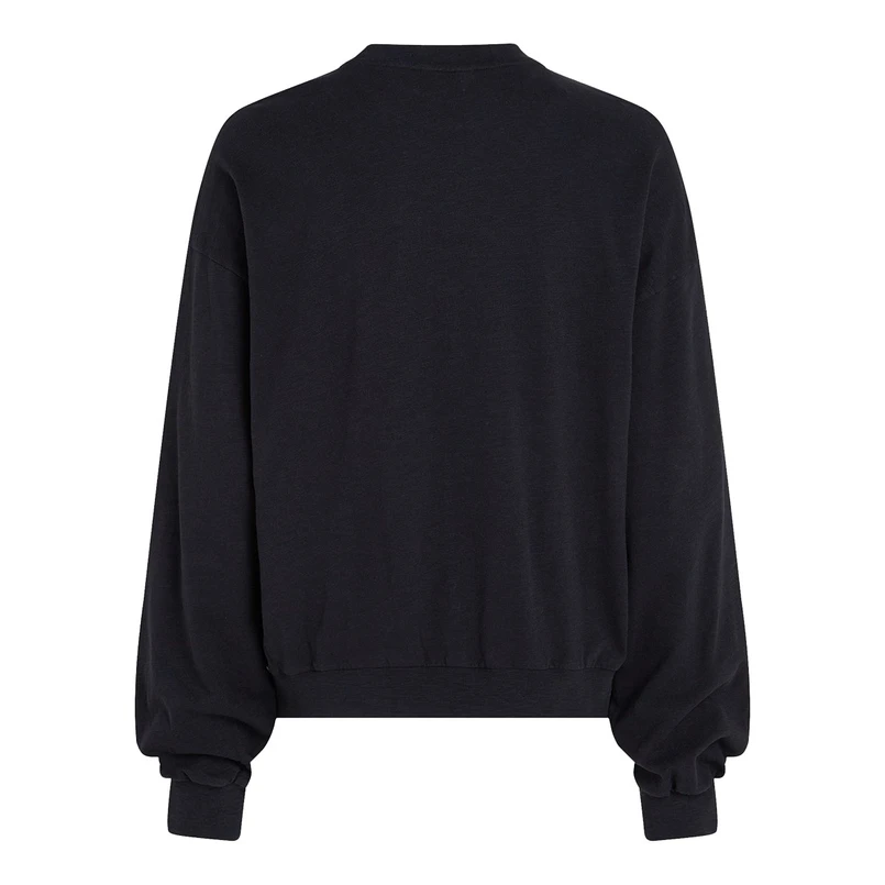 Penn & Ink dames sweater met opdruk Zwart