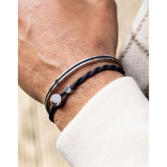 Pig&Hen Heren Armband Easy Ed Navy