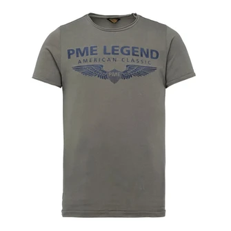 PME Legend R-neck Single Jersey SS T-shirt Khakigroen