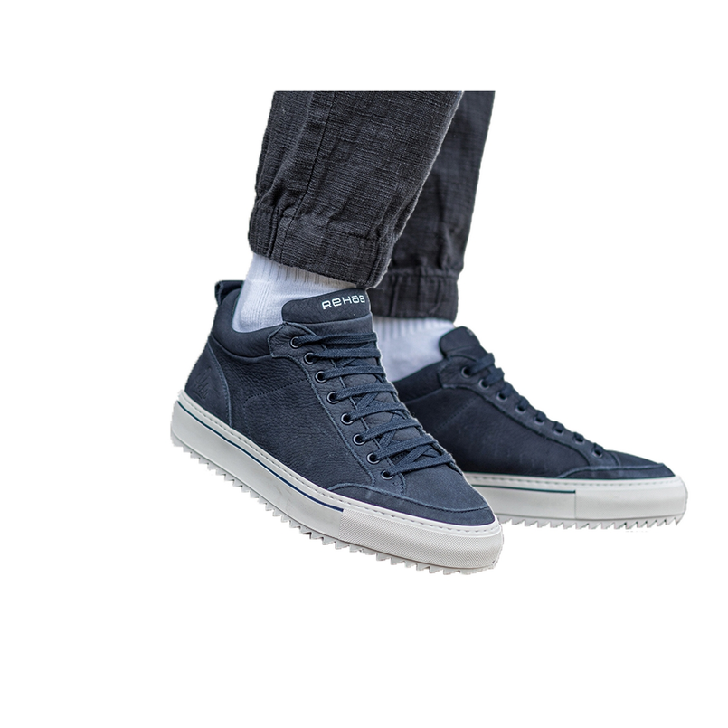 Rehab Heren sneaker Craig-nub Navy