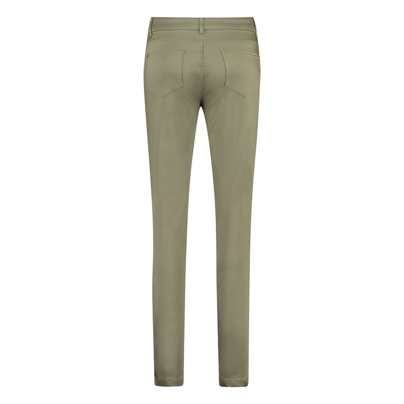 Sanne Dames broek Arno #Nitro satin 82cm Khakigroen