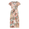 Sanne Dames dress palmprint micromodal Zand