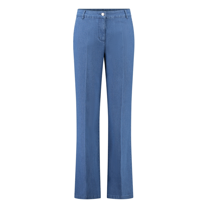 Sanne Dames jeans Bami#Donatelladenim 82 cm Mid blue denim