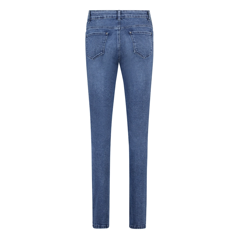 Sanne Dames jeans PS#Pontedenim82cm Mid blue denim