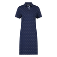 Sanne Dames polo jurk km stip Navy