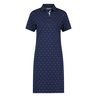 Sanne Dames polo jurk km stip Navy