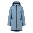 Sanne Dames raincoat lang Indigo blauw