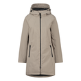 Sanne Dames raincoat lang Taupe