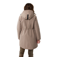 Sanne Dames raincoat lang Taupe