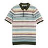 Scotch & Soda Heren polo 178518 Blauw mele