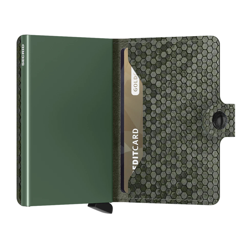 Secrid Wallet Miniwallet Hexagon Groen