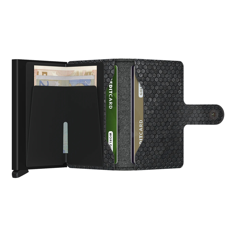 Secrid Wallet Miniwallet Hexagon Zwart