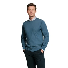 Thomas Maine Heren Pullover 4282TM100 Midden blauw