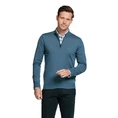 Thomas Maine Heren Pullovr 1/2 zip 4284TM100 Blauw mele