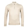 Thomas Maine Heren Pullovr 1/2 zip 4284TM100 Off-white