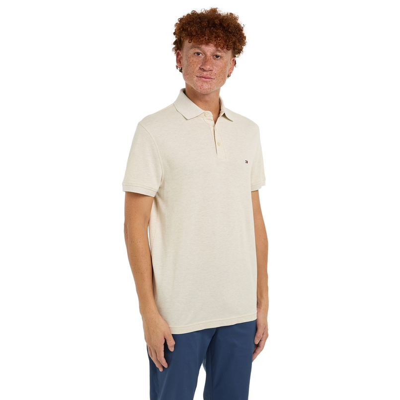 Tommy Hilfiger Heren Polo km MW0MW17771HCX Off-white