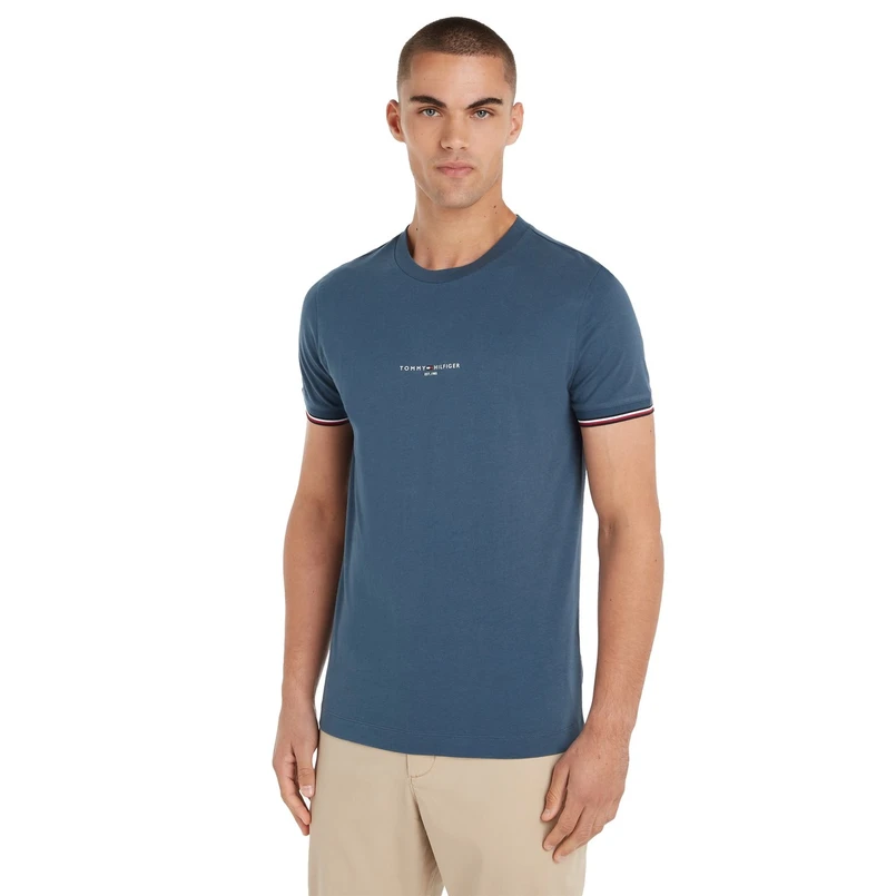 Tommy Hilfiger Heren T-shirt Kobalt