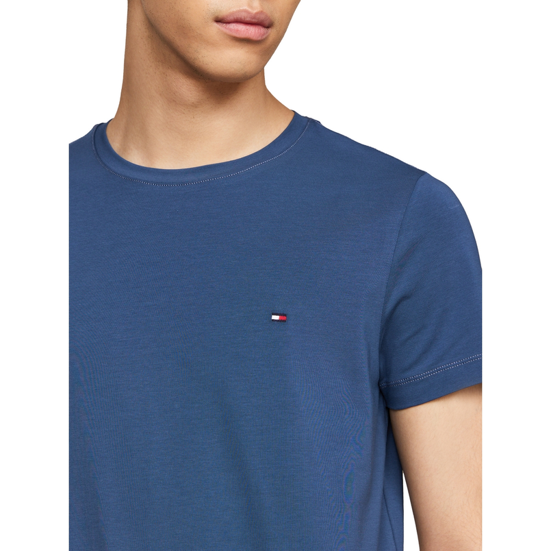 Tommy Hilfiger Heren T-shirt MW0MW10800DBZ Midden blauw