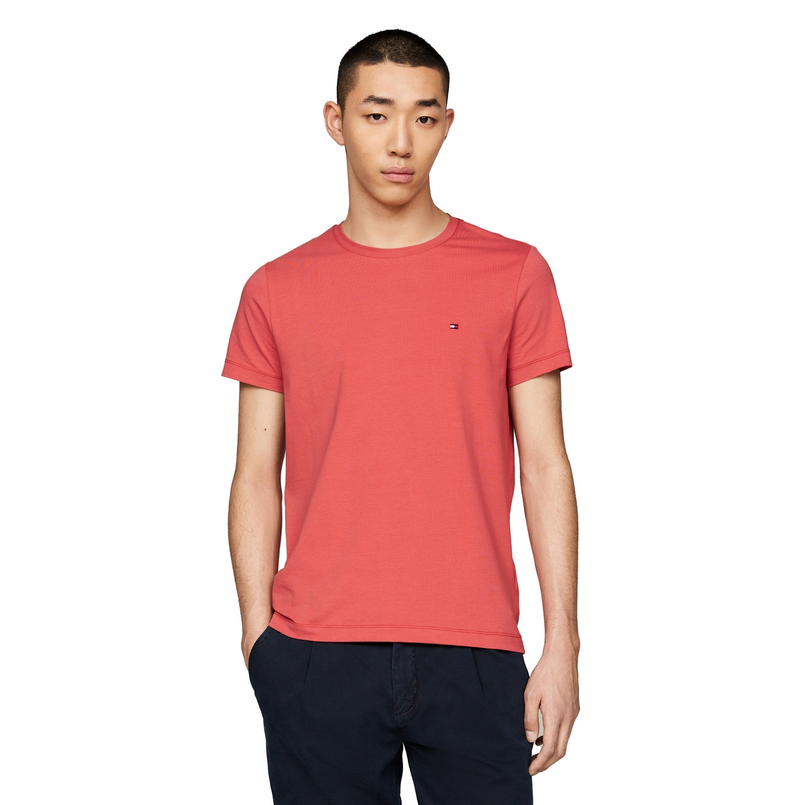 Tommy Hilfiger Heren T-shirt MW0MW10800XM0 Rood