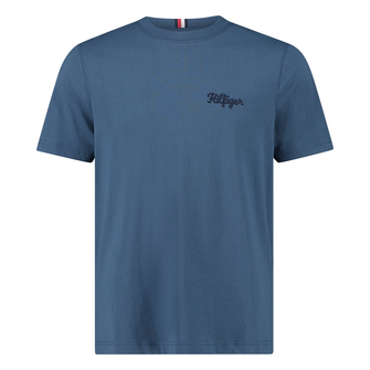 Tommy Hilfiger Heren T-shirt MW0MW35462DBZ Kobalt
