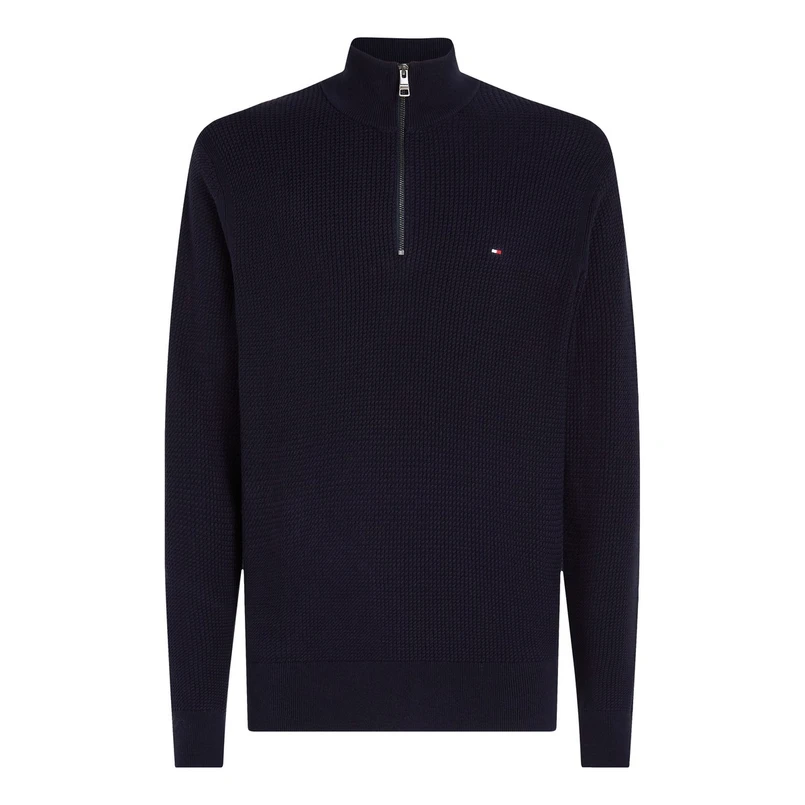 Tommy Hilfiger Heren Trui 1/2 zip MW0MW36527DW5 Navy