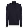 Tommy Hilfiger Heren Trui 1/4 zip MW0MW37233DW5 Navy